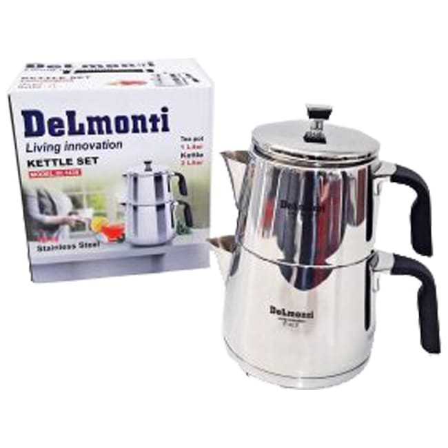 ست کتری و قوری روگازی دلمونتی Delmonti Kettle and teapot set DL1435 3 dl1435 5 1 ست کتری و قوری روگازی دلمونتی Delmonti Kettle and teapot set DL1435