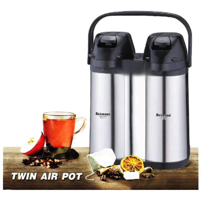فلاسک دو قلوی دلمونتی 4 لیتری Delmonti Vacuum Flask DL1670
