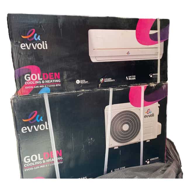 evcis 12k md 1 3 1 کولر گازی ایوولی خط طلایی R410 12000 EVVOLI EVCIS-12K-MD-1