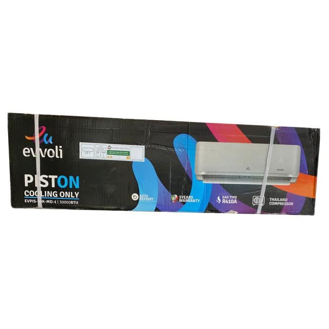 کولر گازی سرد ایوولی 24000 گاز R410a دیواری Evooli EVPIS24K-MD-1
