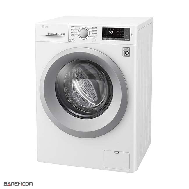 ماشین لباسشویی 8 کیلویی ال جی F2J5TNP3W LG