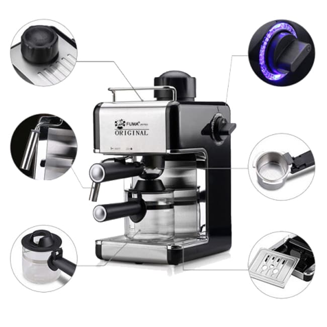 اسپرسو ساز فوما 800 وات 2.4 لیتری Fuma FU-1510 Espresso Maker