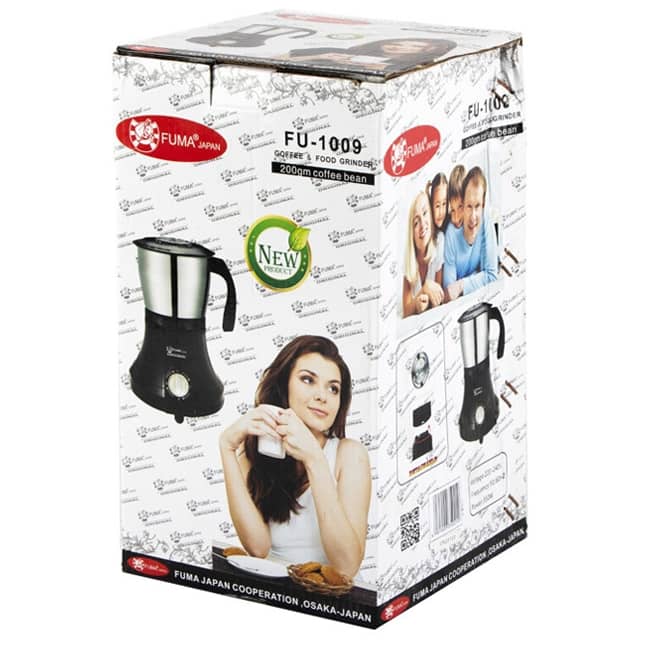fuma fu 1009 6 آسیاب برقی قهوه استیل فوما 350 وات Fuma Coffee Grinder FU-1009