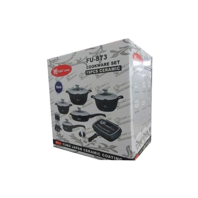 سرویس قابلمه چدن سرامیک 19 پارچه فوما FUMA Set 19 Piece FU-873