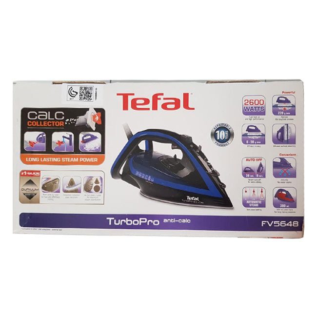 اتو بخار تفال دستی 2600 وات Tefal FV5648 Turbo Pro 3 fv5648 7 2 اتو بخار تفال دستی 2600 وات Tefal FV5648 Turbo Pro