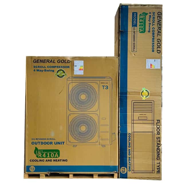 general gold gg mf60000d scroll 2 کولر گازی 60000 ایستاده جنرال گلد اسکرول GG-MF60000D Scroll T3