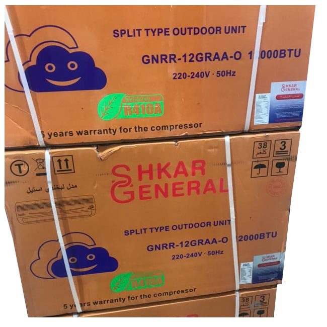 general shkar gnrr 18graa i 12 1 کولر گازی دیواری جنرال شکار مدل لبخندی استیل 12000 GNRR-12GRAA-I T3