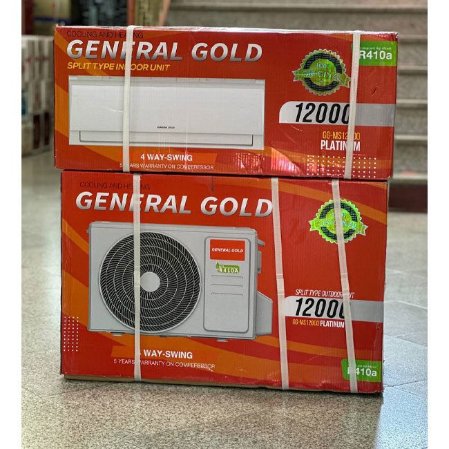 gg ms کولر گازی 12000 جنرال گلد پلاتنیوم GG-MS12000PLATINUM