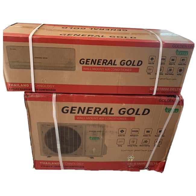 gg s18000 delta 8 کولر گازی 18000 جنرال گلد دلتا کم مصرف GG-S18000 DELTA