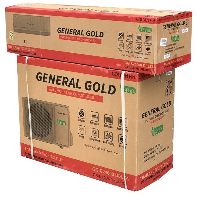 gg s24000 delta 8 کولر گازی جنرال گلد پلاتینیوم 24000 GG-S24000 Platinum General Gold T1