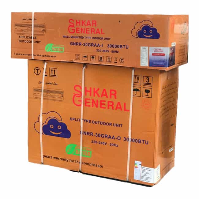 gnrr 30raa i 6 کولر گازی 30000 جنرال شکار لبخندی استیل GNRR-30RAA-I R410 T3