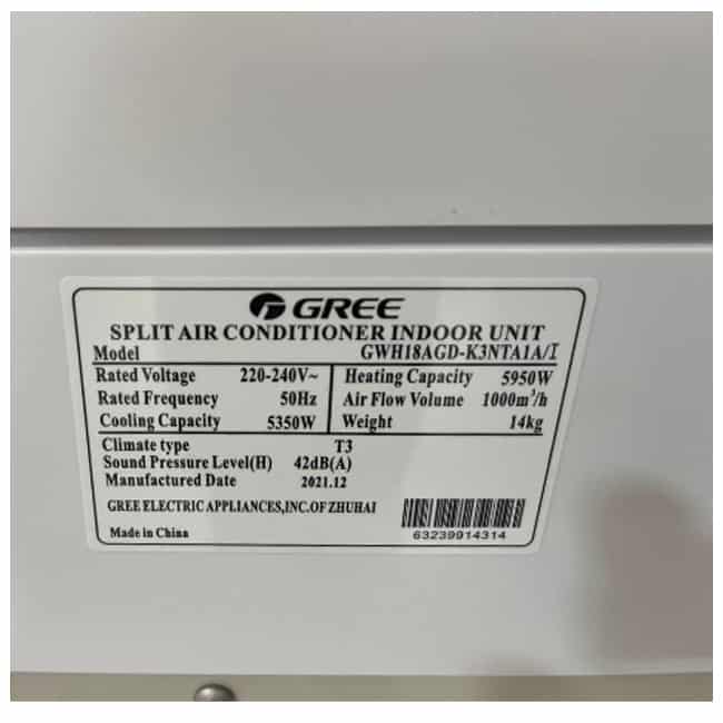 کولر گازی گری 18000 اینورتر وای فای GWH18AGD-K3DTA1A/I T3