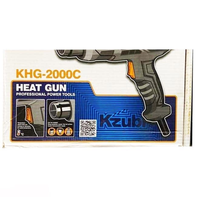 سشوار صنعتی زوبر 2000 وات Kzubr KHG-2000C Professional power tools