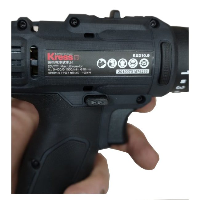 kress ku210 5 دریل شارژی کرس 20 ولت Kress 20V KU210.9