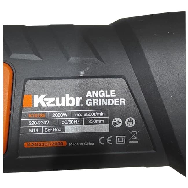 فرز سنگ بری زوبر 2000 وات Kzubr KAG230T-2000 4 kzubr kag230t 5 فرز سنگ بری زوبر 2000 وات Kzubr KAG230T-2000
