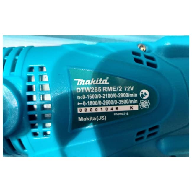 makita dtw285 4 بکس شارژی ماکیتا 72 ولت Makita Impact Wrench DTW285