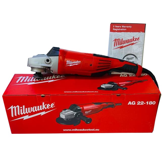 milwaukee ag 22 180 4 فرز بزرگ میلواکی آهنگری 2200 وات Milwaukee AG 22-180