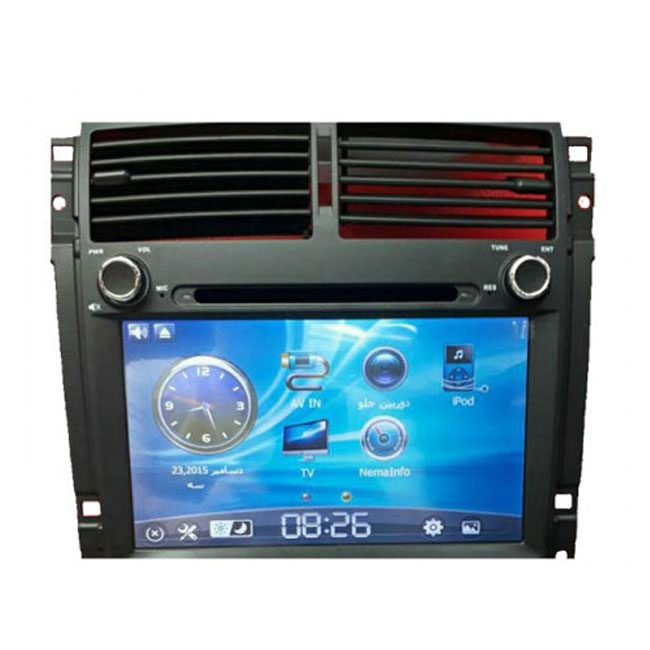 monitor 2 12 پخش فابریک خودرو پژو پارس و 405 داشبورد جدید مکس ویژن TP1
