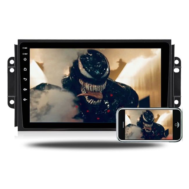 mvm android 1 پخش تصویری و مانیتور اندروید فابریک خودرو ام وی ام 9 اینچ X33 X22 MVM مدل C2