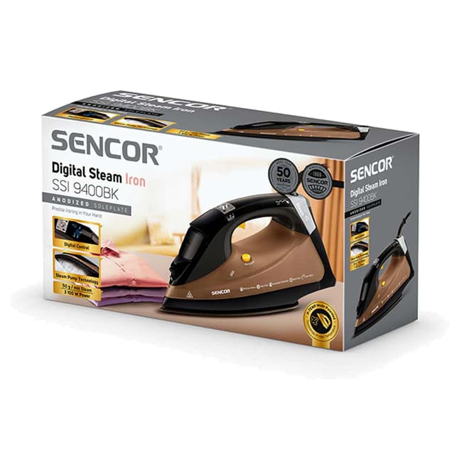 اتو بخار سنکور 3100 وات SENCOR SSI 9400BK Steam Iron 3 sencor ssi 9400bk 3 اتو بخار سنکور 3100 وات SENCOR SSI 9400BK Steam Iron