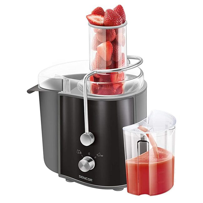 sje 1057bk 3 آبمیوه گیری تک کاره 800 وات سنکور Sencor SJE 1057BK