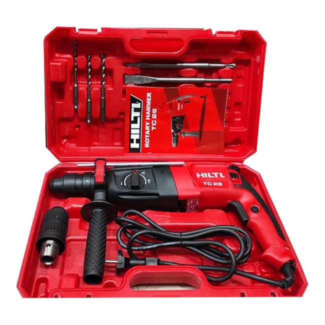 چکش تخریب هیلتی سه حالته دو سر نظام 1200 وات Hilti TC-26 3 tc 26 6 چکش تخریب هیلتی سه حالته دو سر نظام 1200 وات Hilti TC-26