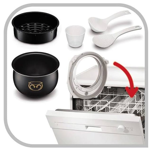 tefal rk8121 3 2 پلوپز تفال برقی 4 لیتری 860 وات Tefal RK8121 Rice Cooker