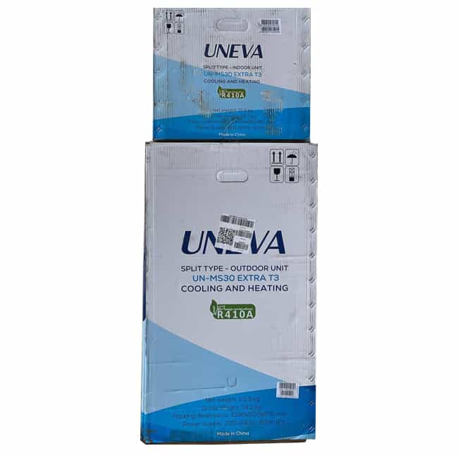 کولر گازی 30000 یونیوا سری الترا گاز R410 دیواری UN-MS30 ULTRA Uneva T3