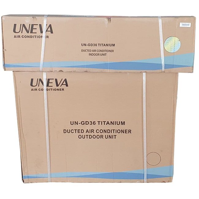 کولر گازی اینورتر داکت اسپلیت یونیوا 36000 تیتانیوم سقفی UN-GD36 T1 5 uneva un gd36 titanium 2 کولر گازی اینورتر داکت اسپلیت یونیوا 36000 تیتانیوم سقفی UN-GD36 T1