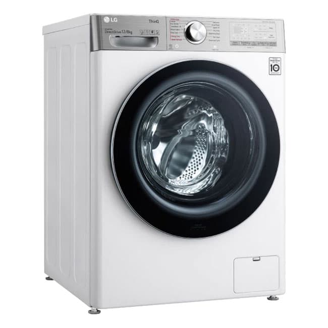 لباسشویی 12 کیلویی و 8 کیلو خشک کن ال جی LG WDV1260BRP