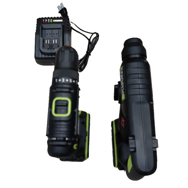 پک دریل چکشی پیچ گوشتی ورکس سه نظام گیربکسی ترکمتردار WU172 WU380.4