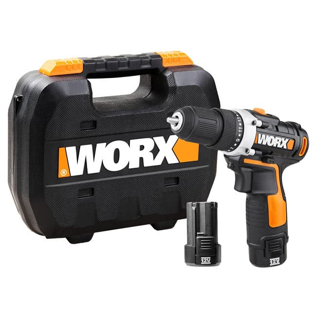 دریل شارژی 12 ولت ورکس دیمردار Worx WX128.4