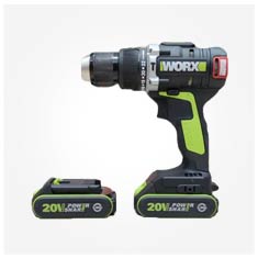 دریل شارژی ورکس 2 سرعته 20 ولت WORX RECHARGABLE DRILL WU198.2