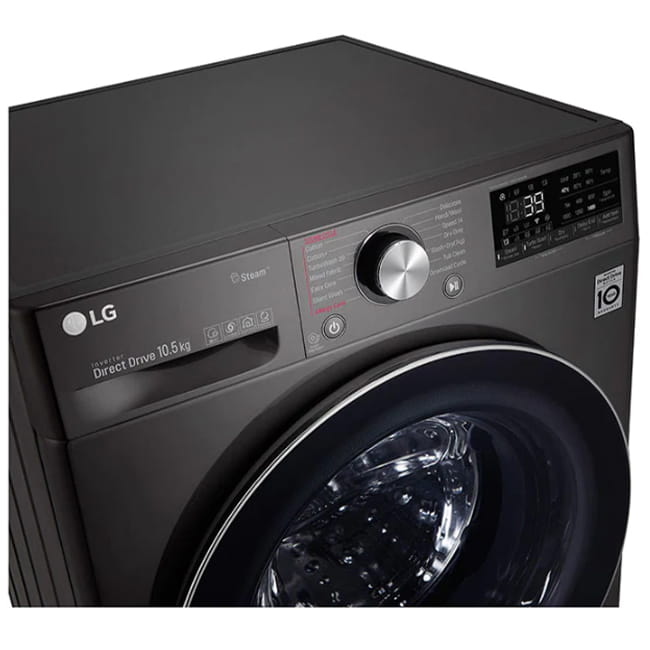 لباسشویی ال جی 10.5 کیلویی WV9142 بخارشو دودی
