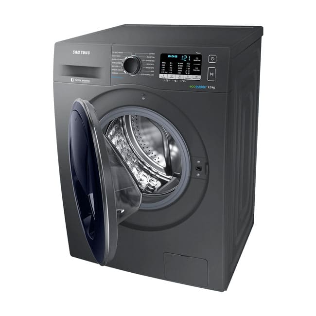 لباسشویی سامسونگ 9 کیلویی 1400 دور نقره ای Samsung washing WW90K54E0UX