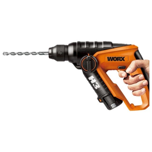 دریل شارژی چکشی ورکس 12 ولت WORX WX382.8 جعبه پلاستیکی