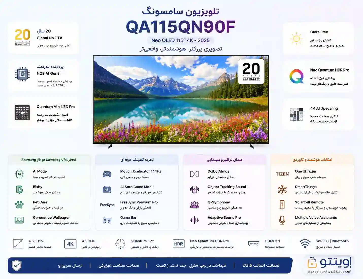  سامسونگ 115QN90F