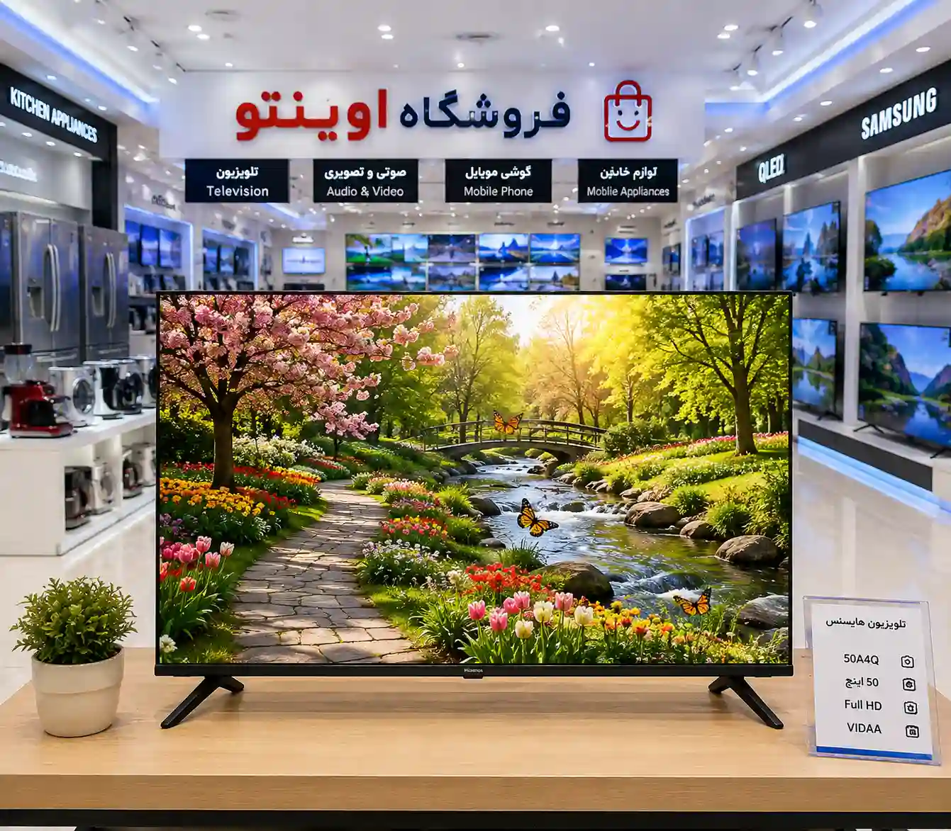 خرید تلویزیون هایسنس 50A4Q