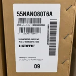 بر چسب تلویزیون ال جی 55NANO80T