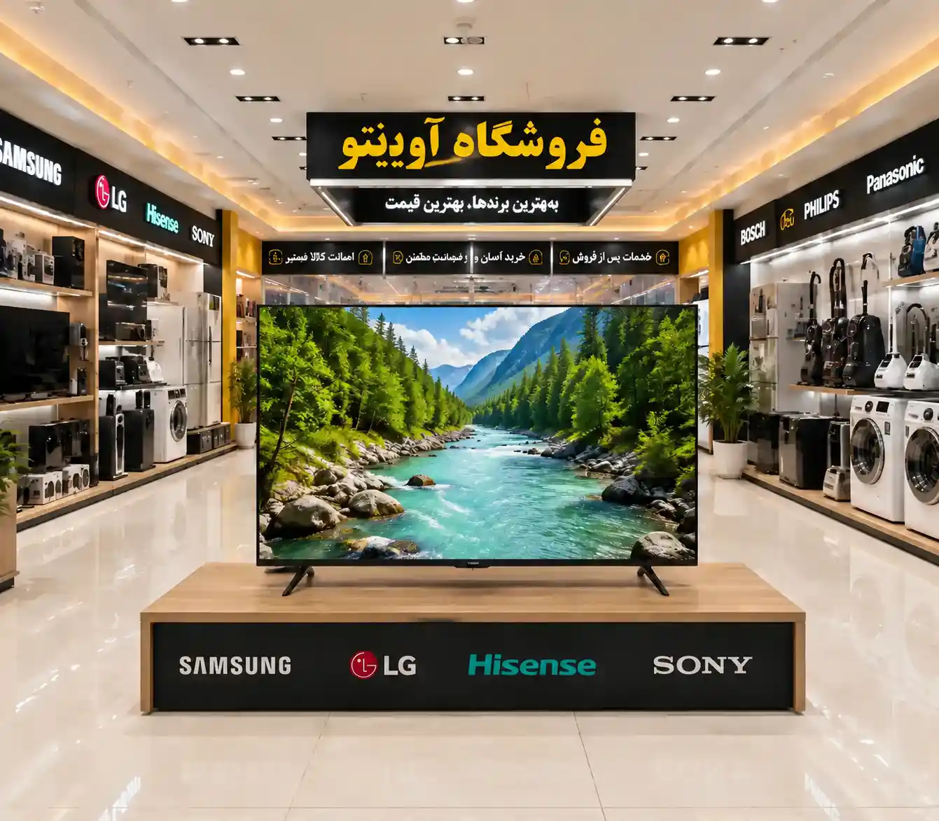تلویزیون هایسنس 55U7Q 3 خرید تلویزیون هایسنس 55U7Q