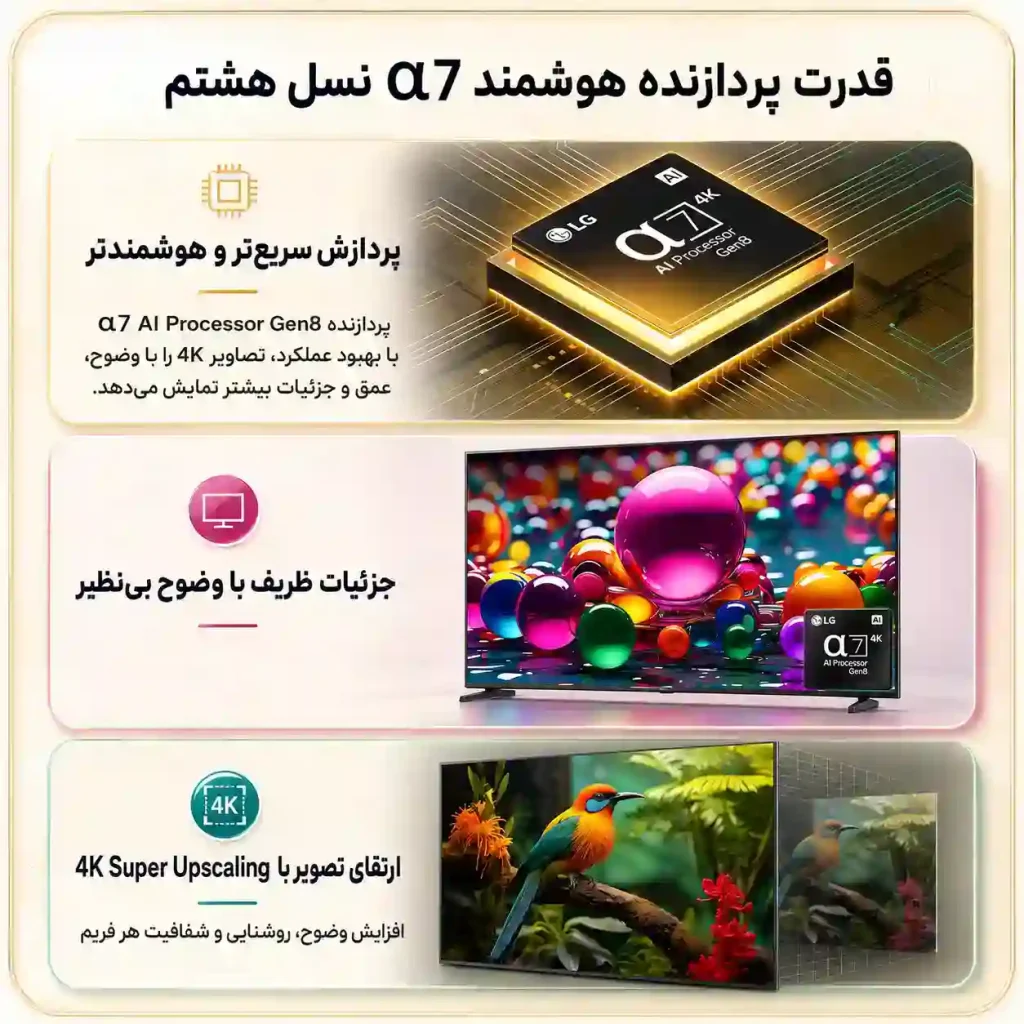 تلویزیون ال جی 75UA85506 3 قیمت تلویزیون ال جی 75UA85506