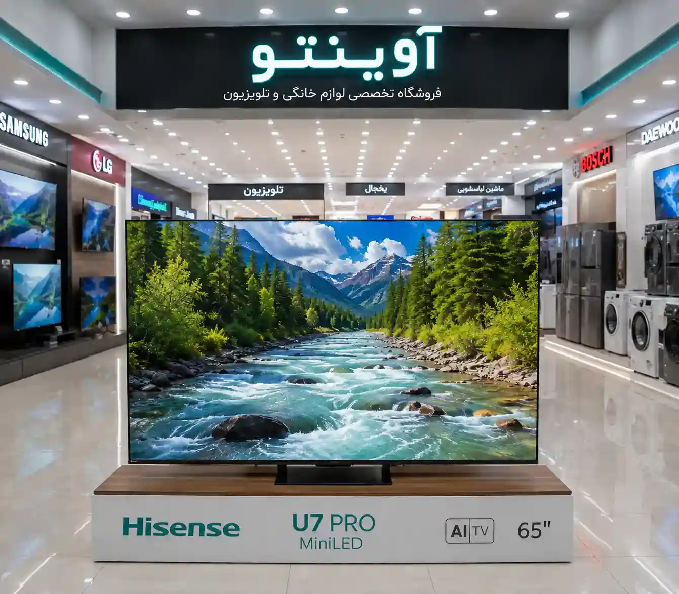 تلویزیون هایسنس 65U7Q PRO 3 خرید تلویزیون هایسنس 65U7Q PRO