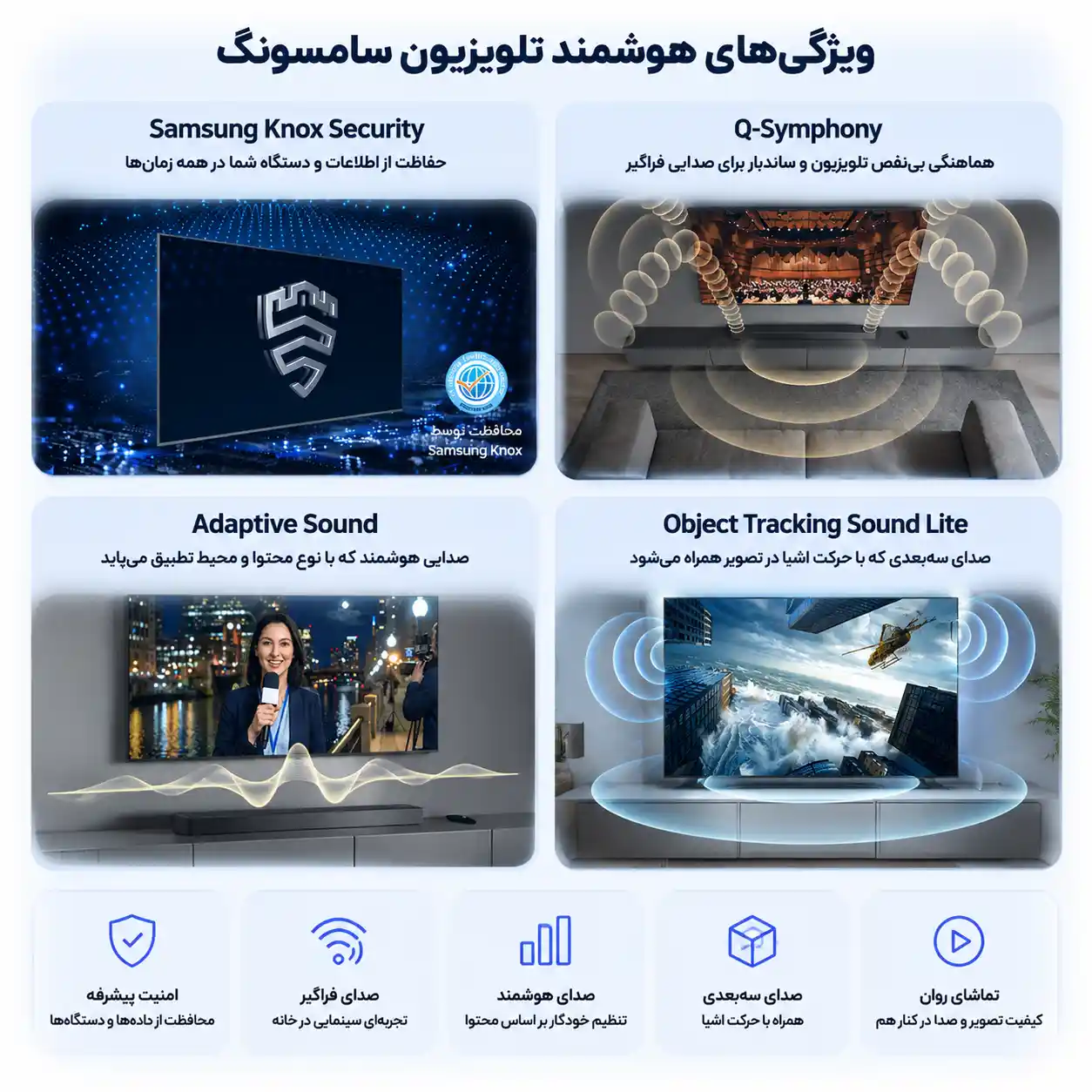 تلویزیون سامسونگ 65U8000H 6 سامسونگ 65U8000H