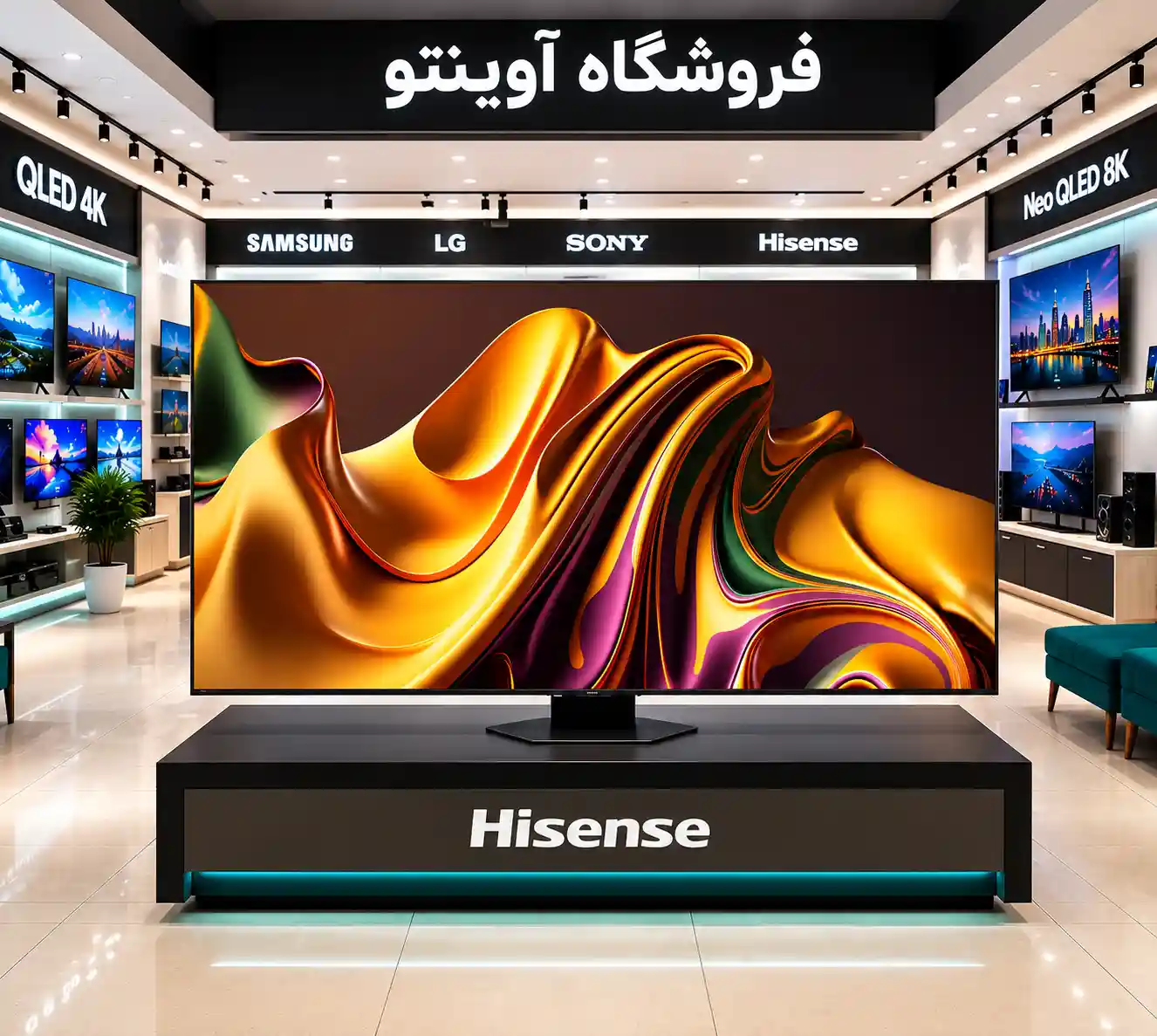تلویزیون هایسنس 65U8N 3 تلویزیون هایسنس 65U8N