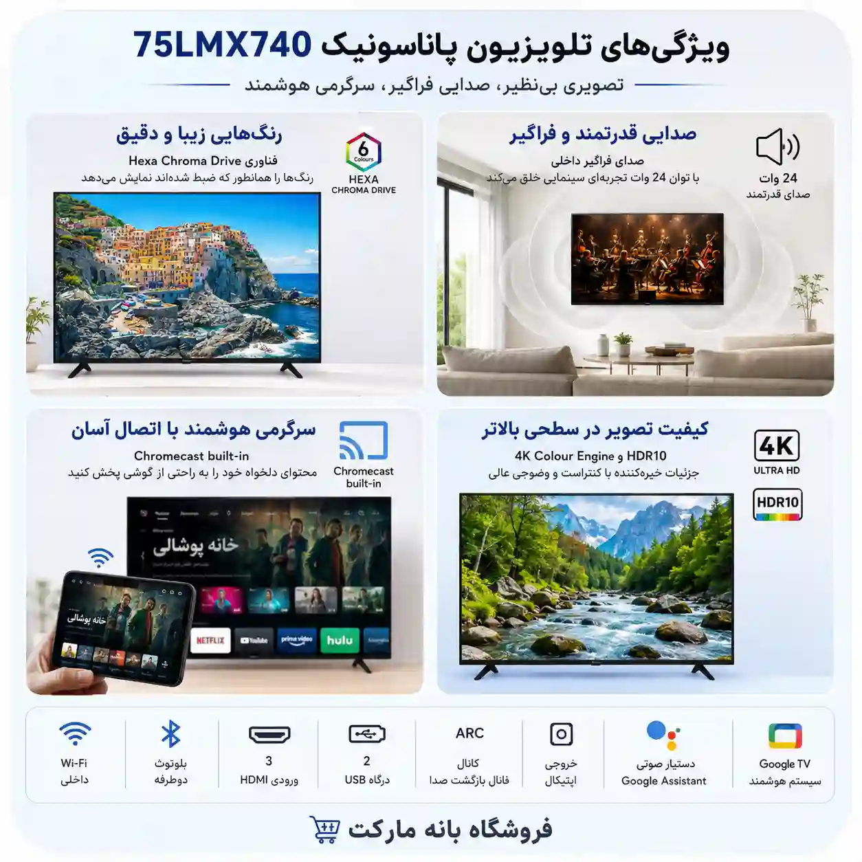 پاناسونیک 75LMX740