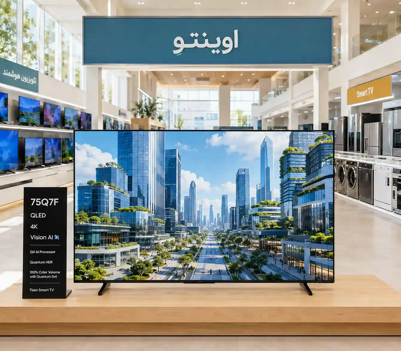 تلویزیون سامسونگ 75Q7F 7 تلویزیون 75Q7F