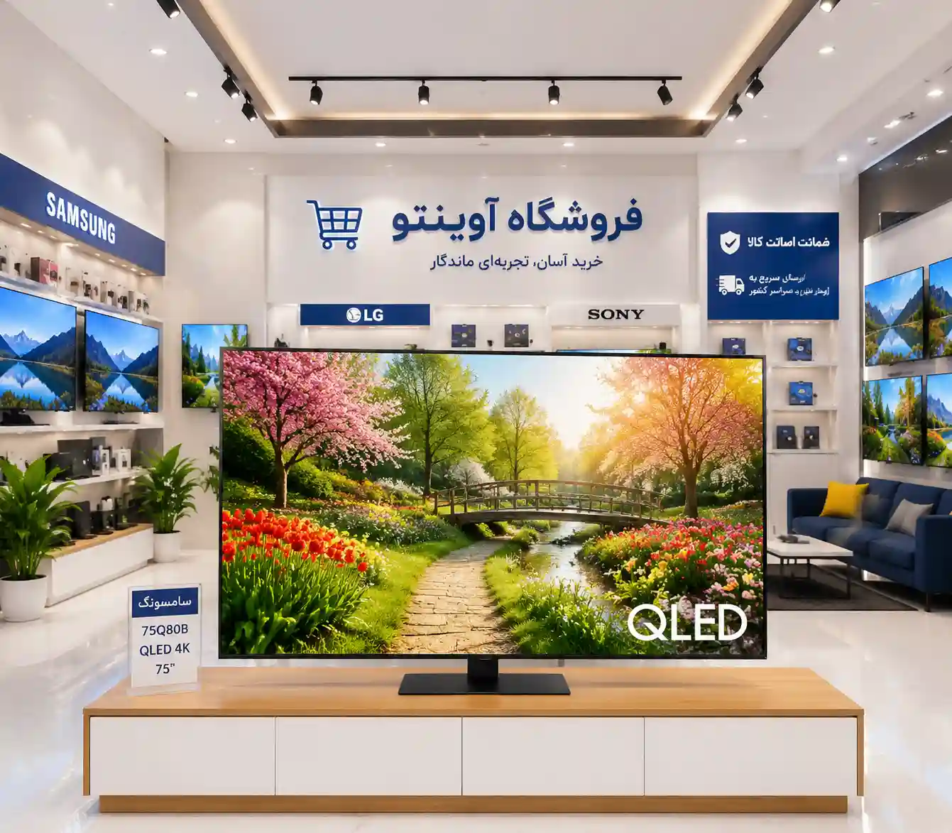 خرید تلویزیون سامسونگ 75Q80B