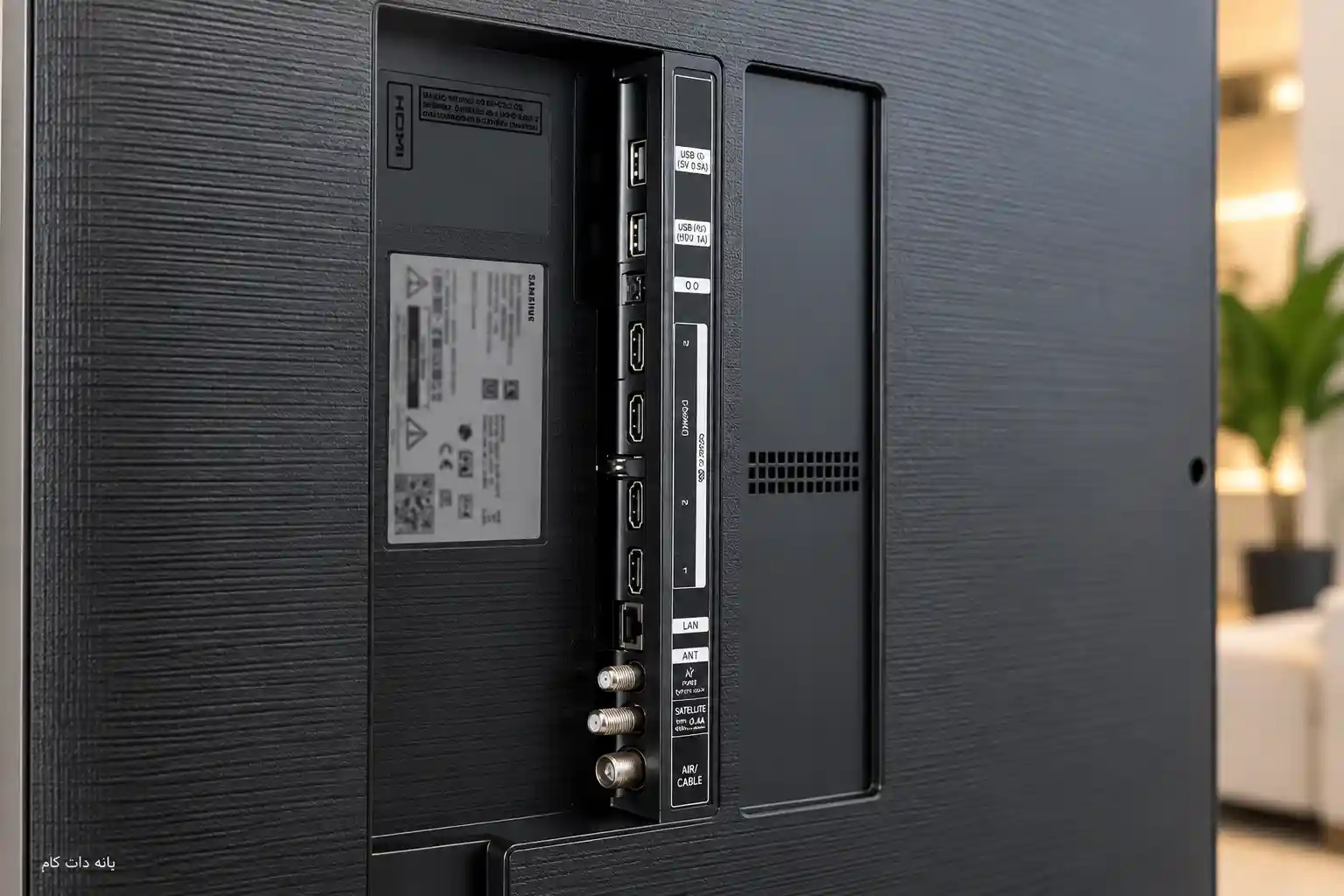 پشت تلویزیون سامسونگ 75Q80B