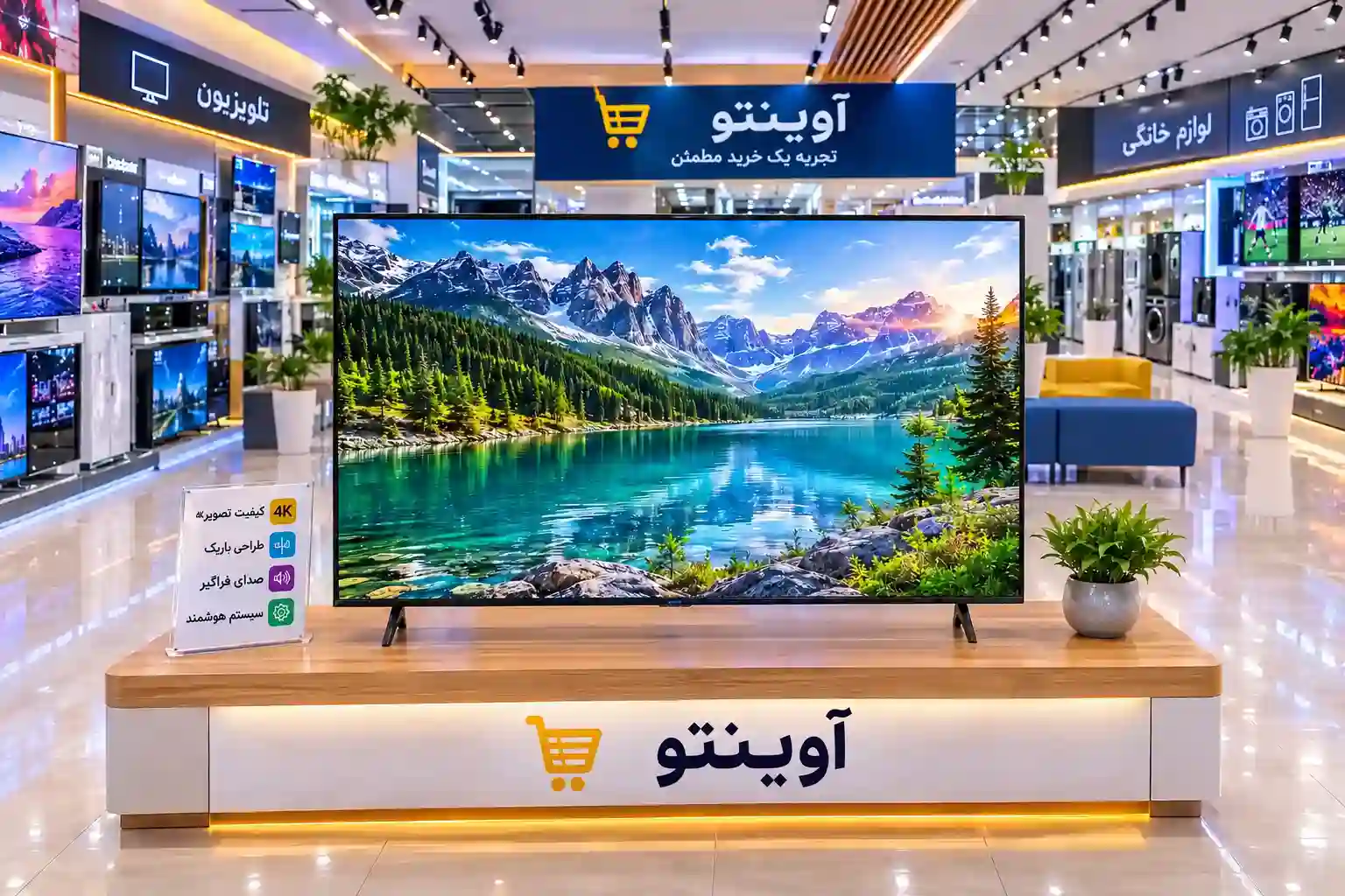 خرید تلویزیون ال جی 75QNED90T