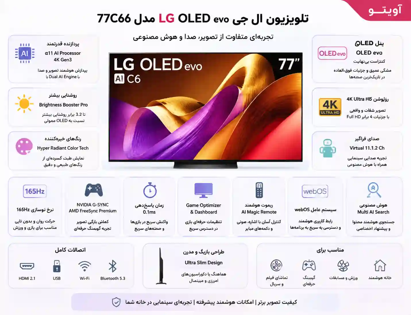 تلویزیون ال جی 77C6
